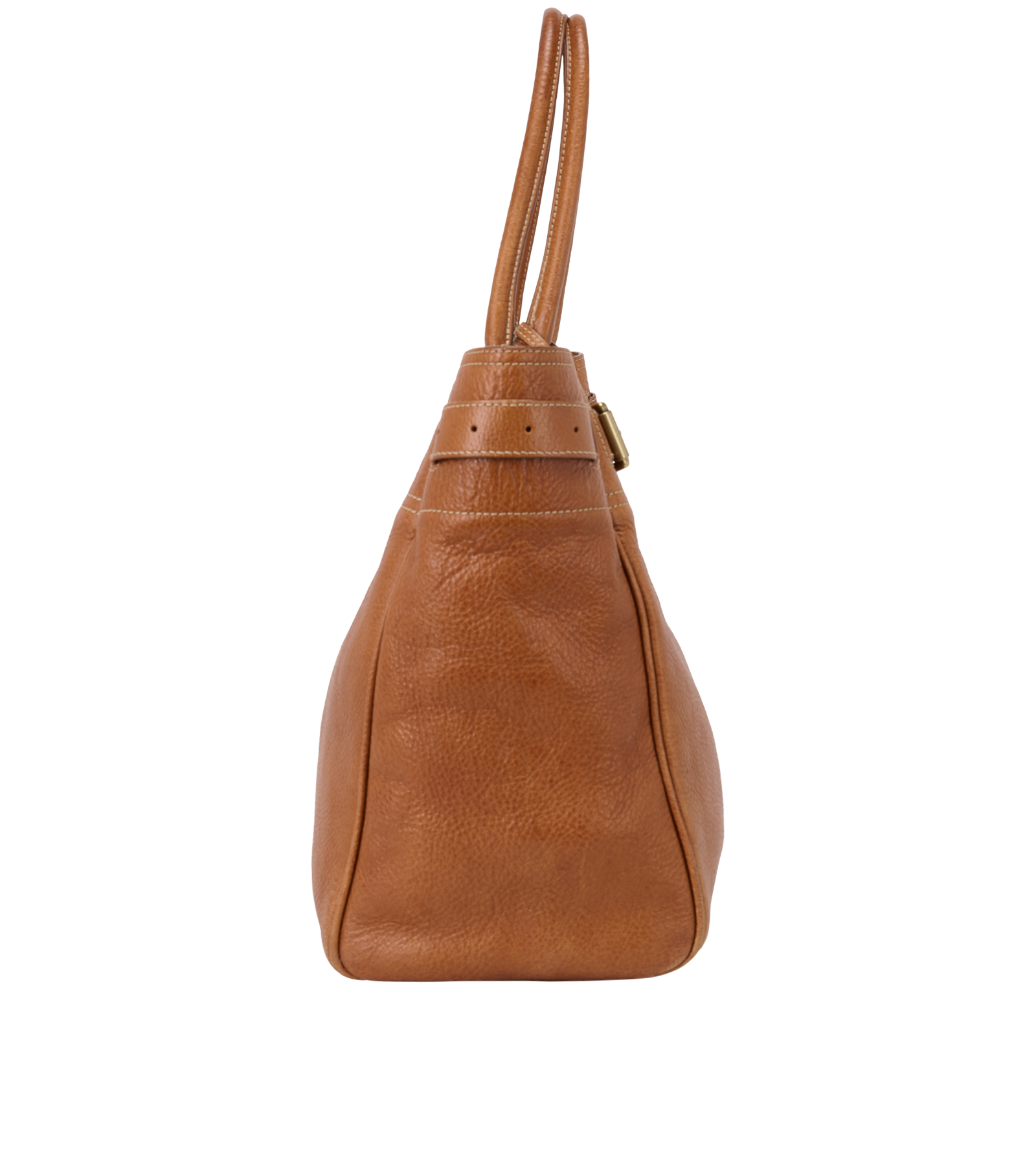 Bayswater Tote, &pound;350, Handbags, Black, Leather, Side view